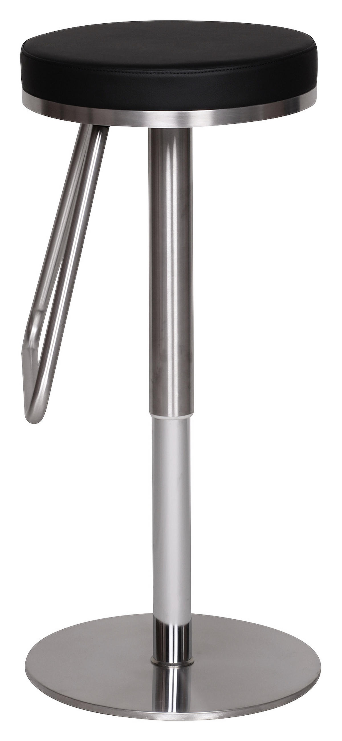 BARPALL i svart  - silver/svart, Modern, metall/textil (39/54/39cm) - MID.YOU