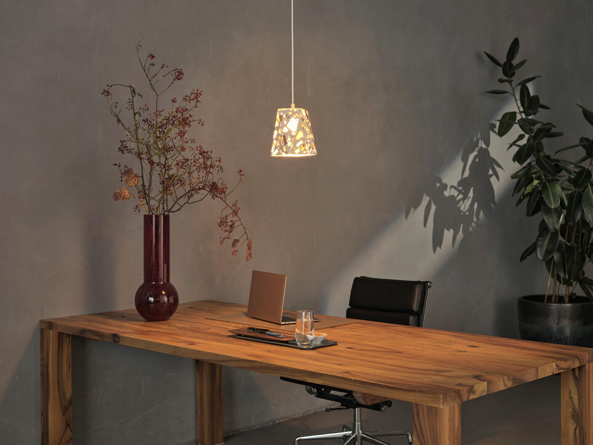 HÄNGELEUCHTE 15/15/150 cm  - Beige, Basics, Stein (15/15/150cm) - Osram