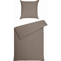 BETTWÄSCHE Piano Seersucker 155/220 cm  - Taupe, Basics, Textil (155/220cm) - Janine