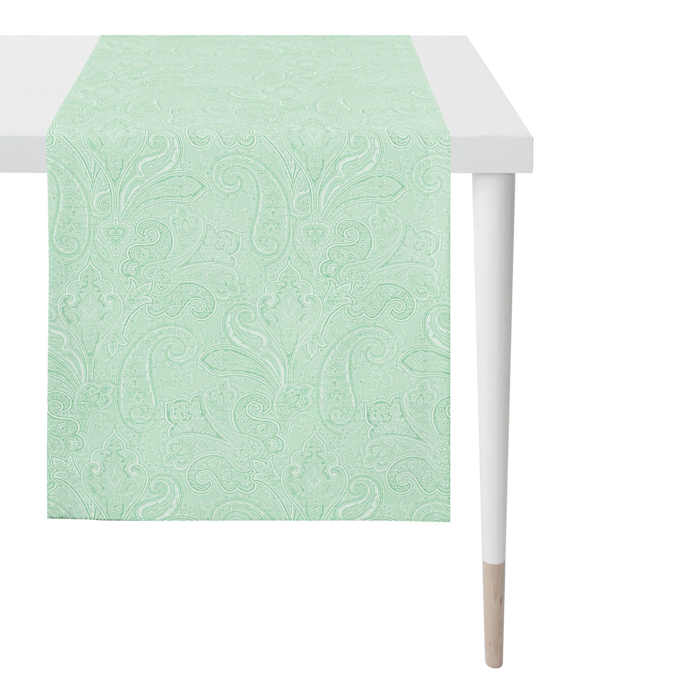 Ambiente Tischläufer Uni-Basic Mintgrün 48x140 cm