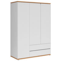MEHRZWECKSCHRANK 143/201/58 cm  in Weiß, Eiche Artisan  - Weiß/Eiche Artisan, MODERN, Holzwerkstoff (143/201/58cm) - Xora