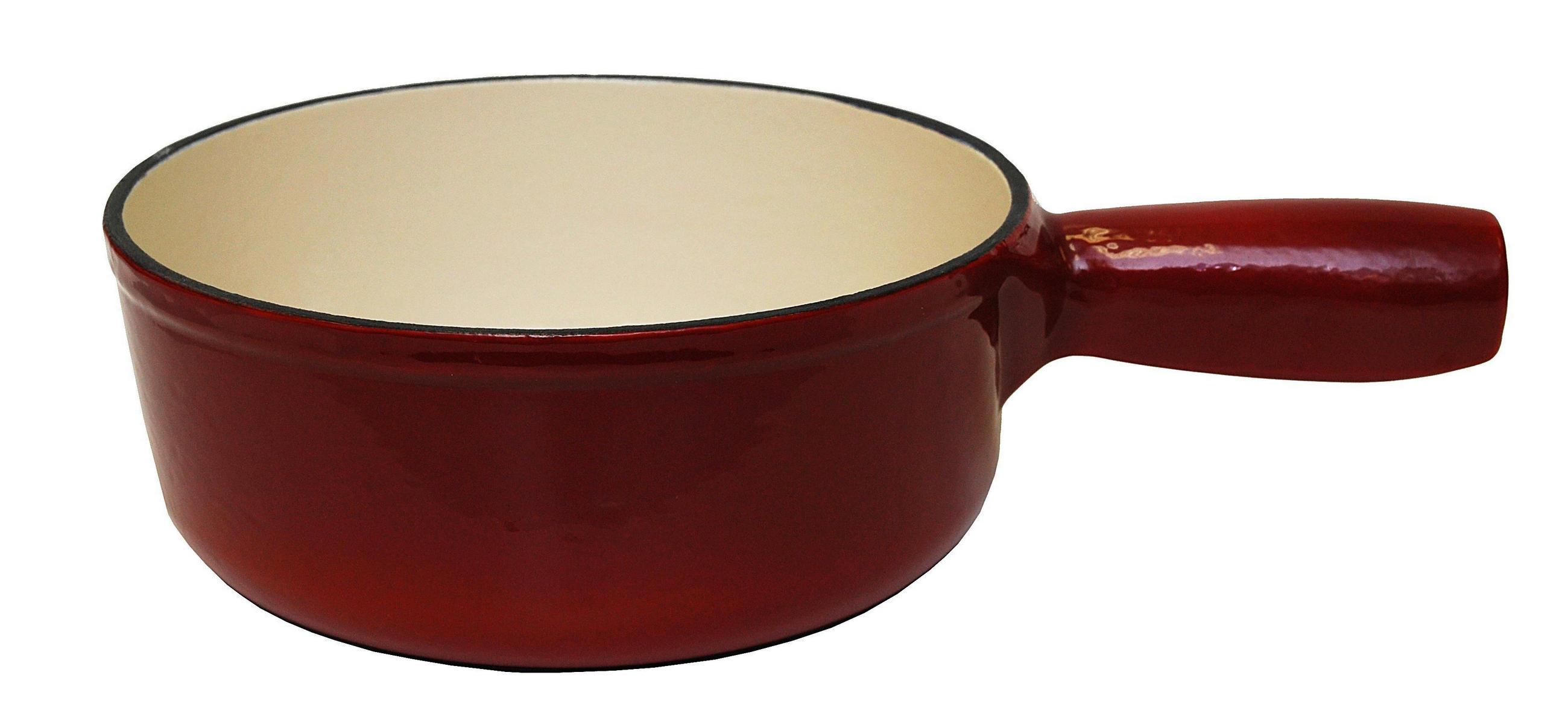 FONDUEPFANNE Heidi Cheese Line  - Weiss/Rot, Basics, Metall (19/20,00/8,50cm) - Heidi Cheese Line