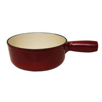 FONDUEPFANNE Heidi Cheese Line  - Weiss/Rot, Basics, Metall (19/20,00/8,50cm) - Heidi Cheese Line