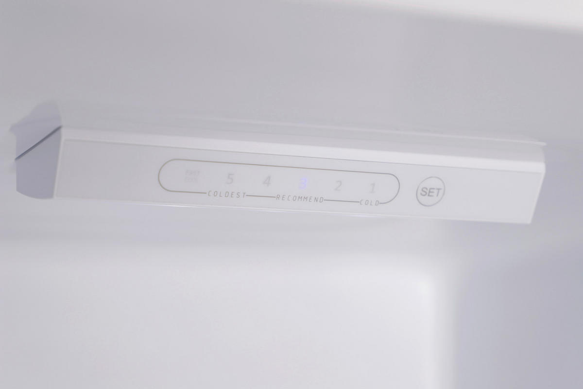 KYL-/FRYSKOMBINATION KG176BS-37  - mörkgrå, Basics, metall/glas (54/176/55cm) - Respekta