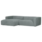 ECKSOFA in Chenille Hellblau  175/280 cm  - Schwarz/Hellblau, Design, Kunststoff/Textil (175/280cm) - Landscape