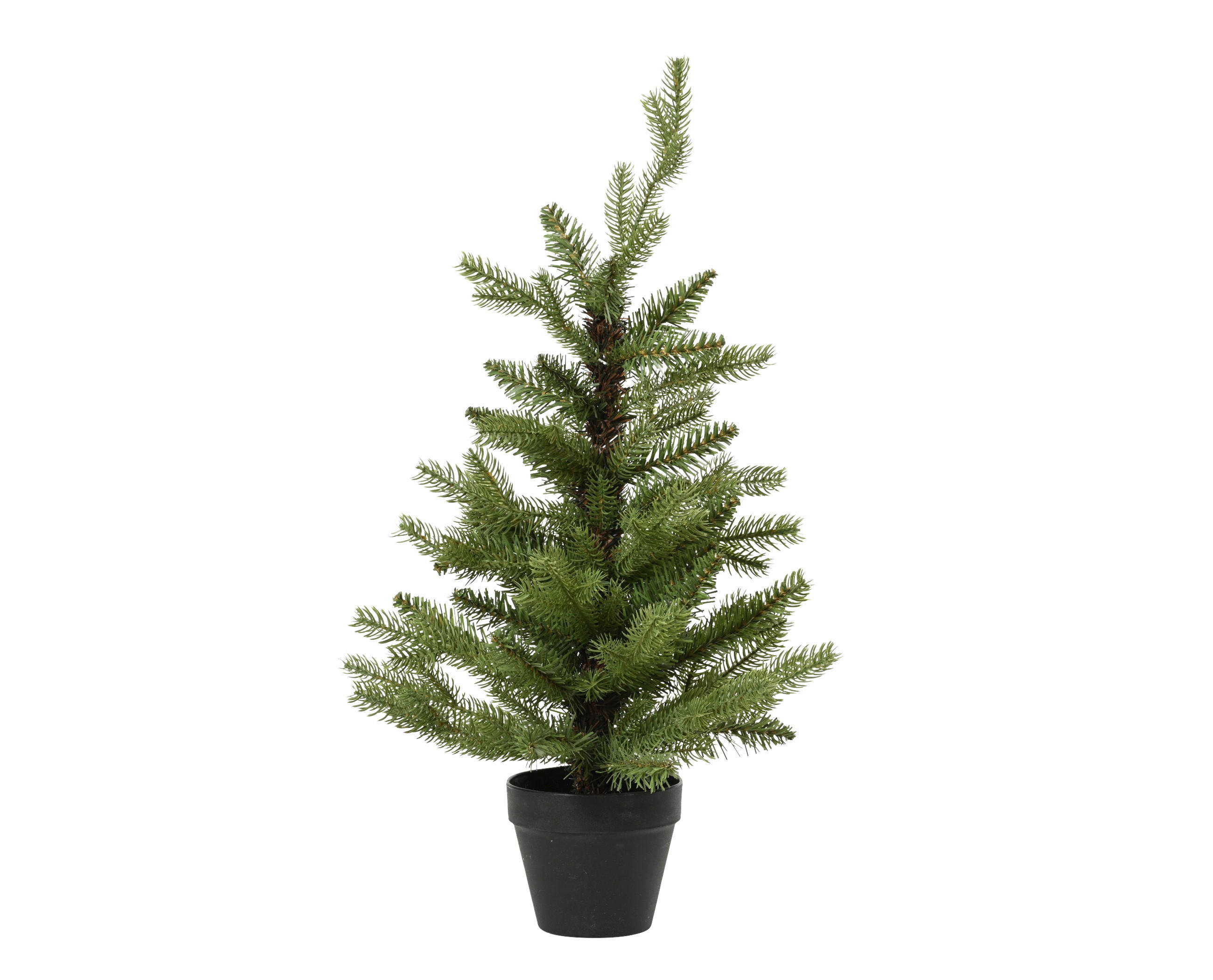 WEIHNACHTSBAUM 90 cm  - Dunkelbraun/Grün, Basics, Kunststoff/Metall (60/90cm) - X-Mas