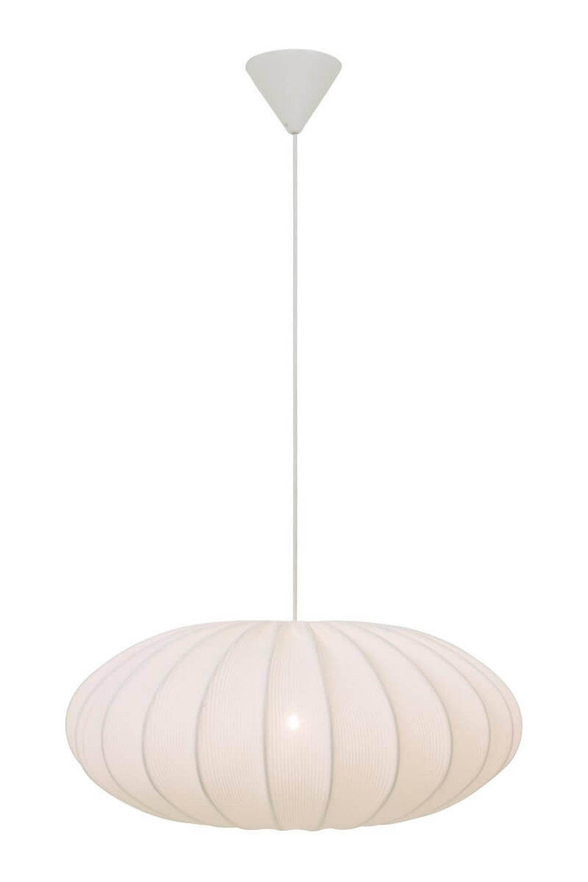 HÄNGLAMPA 55/35-150/55 cm  - vit/svart, Klassisk, metall/textil (55/35-150/55cm)