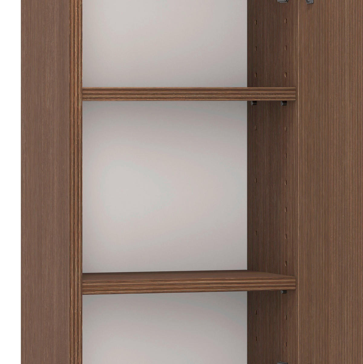 HÄNGESCHRANK 30/64/20 cm  - Dunkelbraun/Schwarz, KONVENTIONELL, Holzwerkstoff/Metall (30/64/20cm) - Held