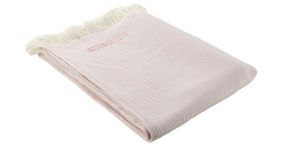 WOHNDECKE 130/170 cm - Flieder/Weiß, KONVENTIONELL, Textil (130/170cm) - Ambiente