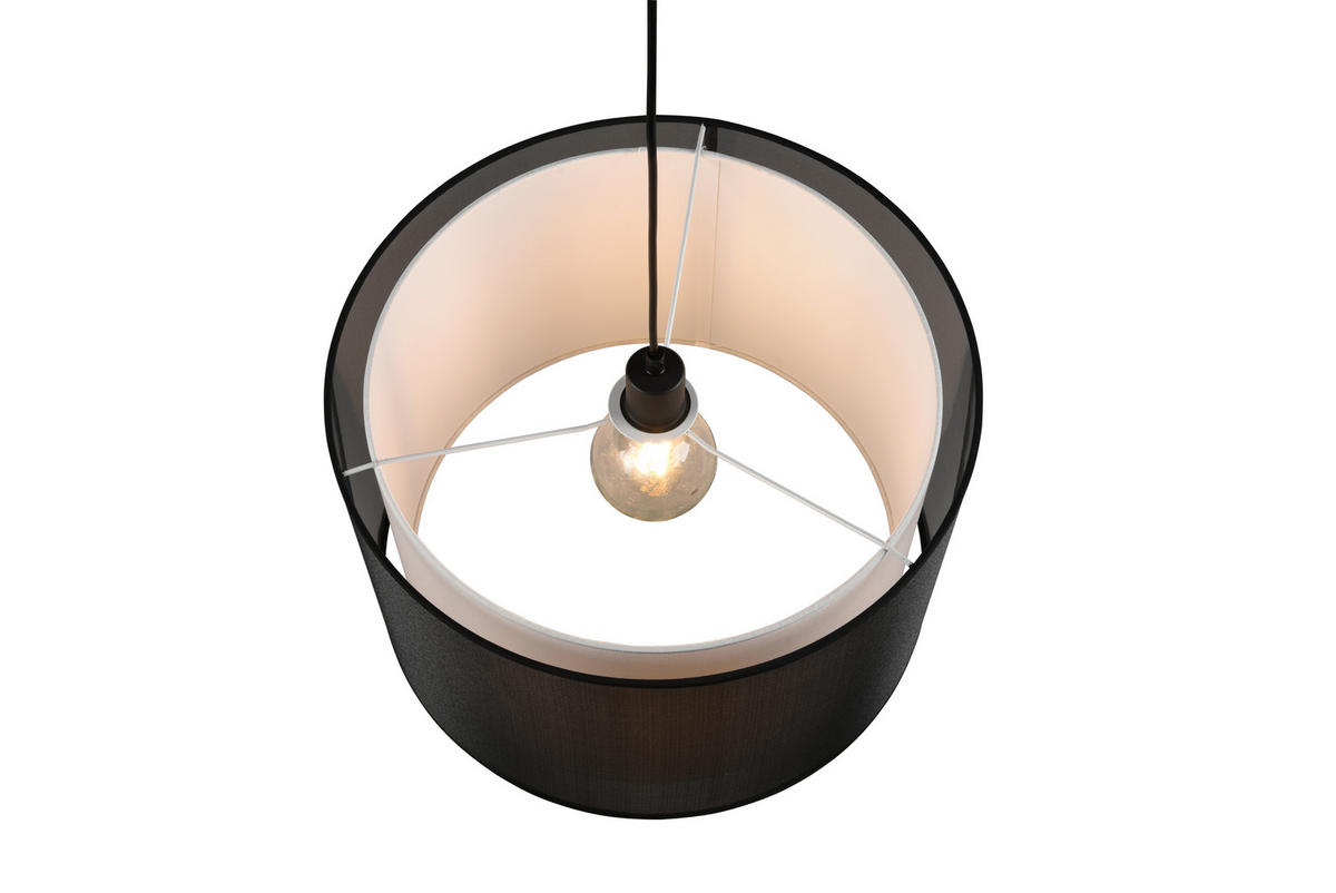 PENDELLAMPA Burton 45/150 cm  - svart, Design, metall (45/150cm) - Trio Leuchten