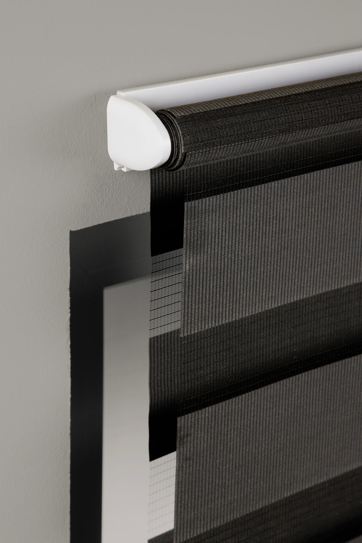 DOPPELROLLO 140/160 cm  - Anthrazit, Basics, Textil (140/160cm)