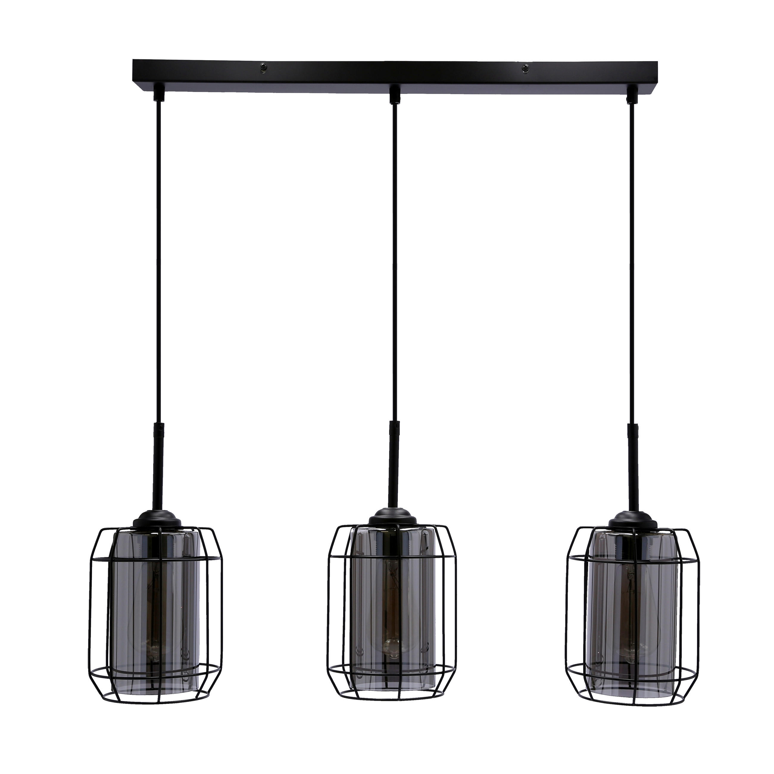 PENDELLAMPA Jonera 67/15/110 cm  - svart, Design, metall (67/15/110cm)