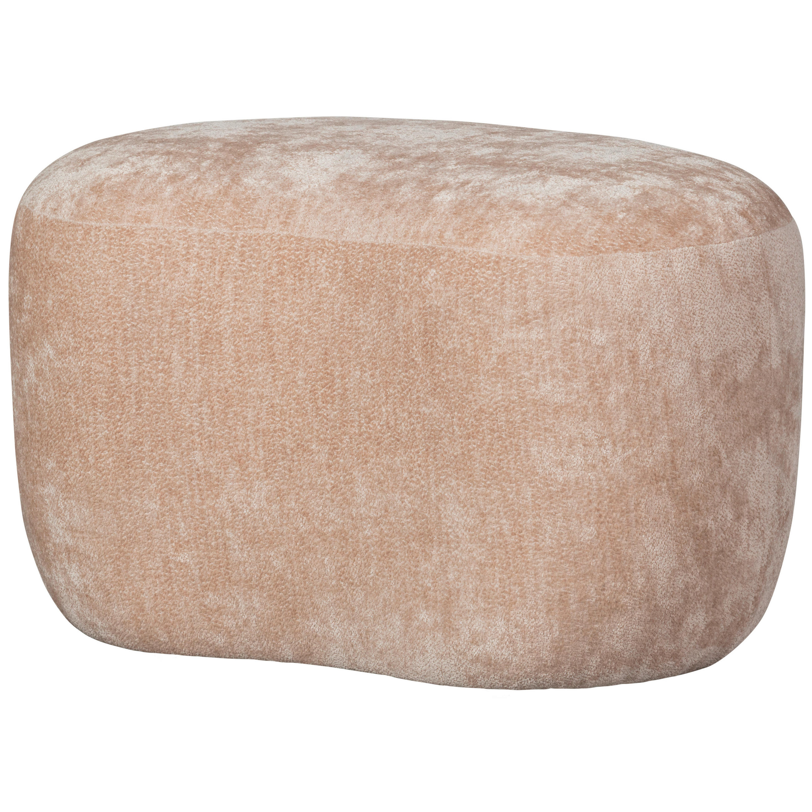 HOCKER in Textil Naturfarben  - Naturfarben, Design, Textil (73/43/51cm) - Livetastic