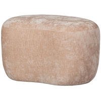 HOCKER Chenille Naturfarben  - Naturfarben, Design, Textil (73/43/51cm) - Livetastic