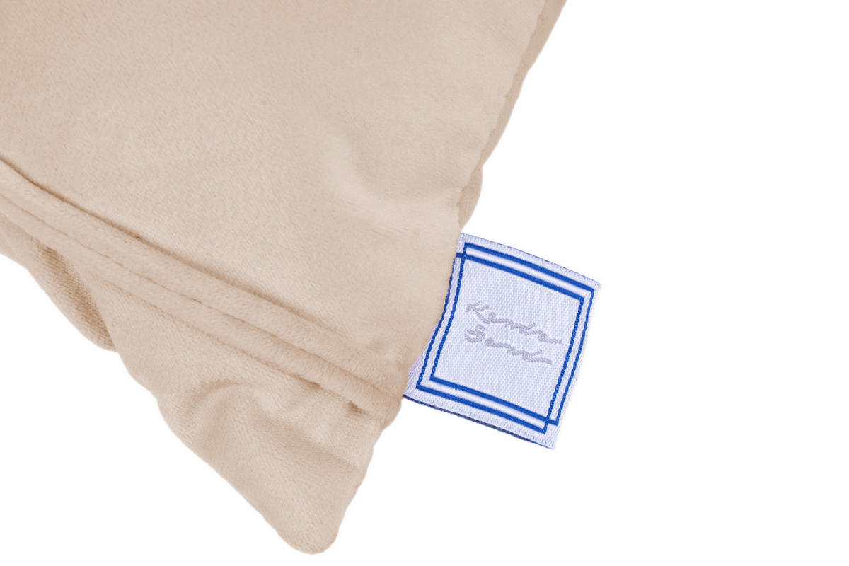 ZIERKISSENSET 2-teilig 30x45/50x45 cm  - Champagner, KONVENTIONELL, Textil (30x45/50x45cm)
