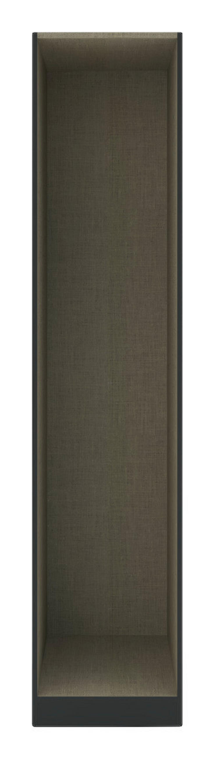 KORPUS ŠATNÍKOVEJ SKRINE, 45,6/210/56,5 cm - antracitová, Konventionell, kompozitné drevo (45,6/210/56,5cm) - Hom`in