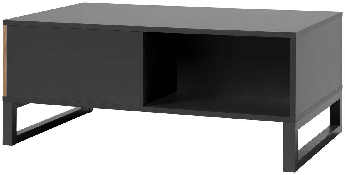 COUCHTISCH in Holzwerkstoff 108/45/60 cm  - Hellbraun/Anthrazit, Design, Holzwerkstoff/Kunststoff (108/45/60cm) - MID.YOU