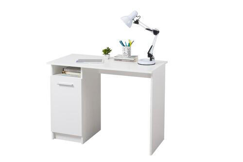 ÍRÓASZTAL 100/74/50 cm  - fehér, Basics, faalapú anyag (100/74/50cm) - Xora