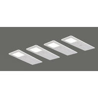 UNTERBAULEUCHTEN-SET 19/0,4/7 cm   - Alufarben, Basics, Metall (19/0,4/7cm)