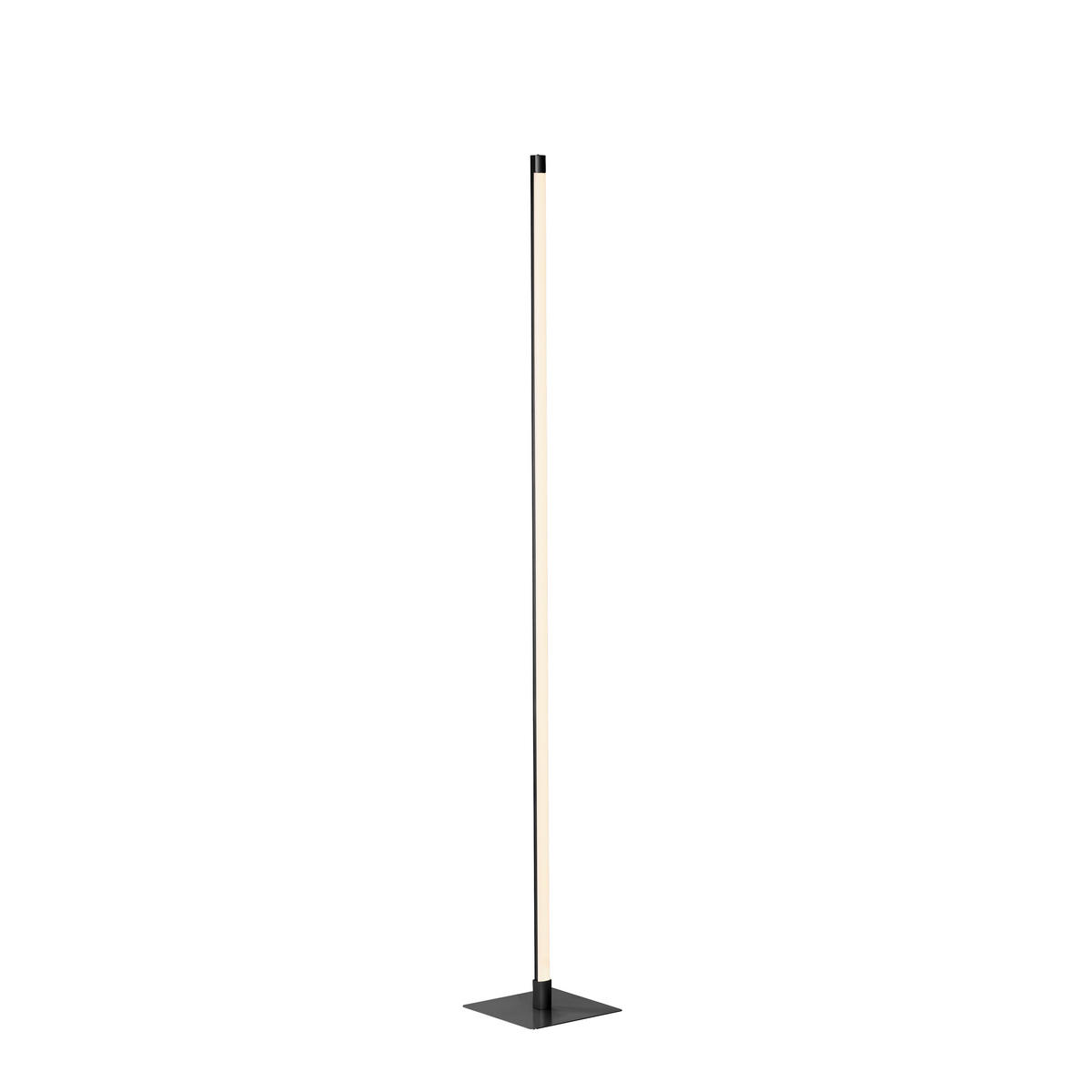 PODNA LED LAMPA - crna, Dizajnerski (20,5/20,5/149,5cm)