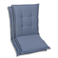 SESSELAUFLAGENSET in Blau Uni  - Blau, Basics, Textil (50/7/108cm)