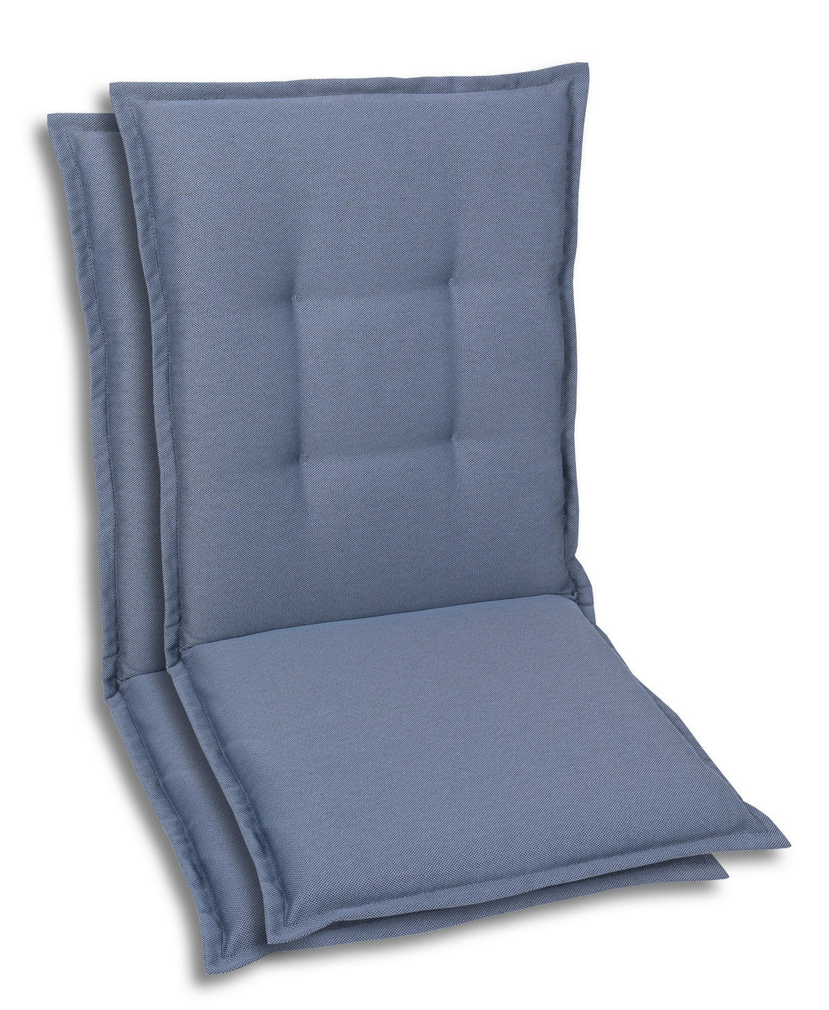 SESSELAUFLAGENSET in Blau Uni  - Blau, Basics, Textil (50/7/108cm)