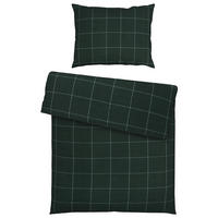 POSTEĽNÁ BIELIZEŇ, flanel, zelená, 140/200 cm - zelená, Basics, textil (140/200cm) - Esprit