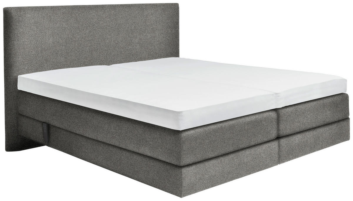 BOXSPRINGBETT 160/200 cm  in Taupe  - Taupe, Konventionell, Holz/Textil (160/200cm) - Dieter Knoll
