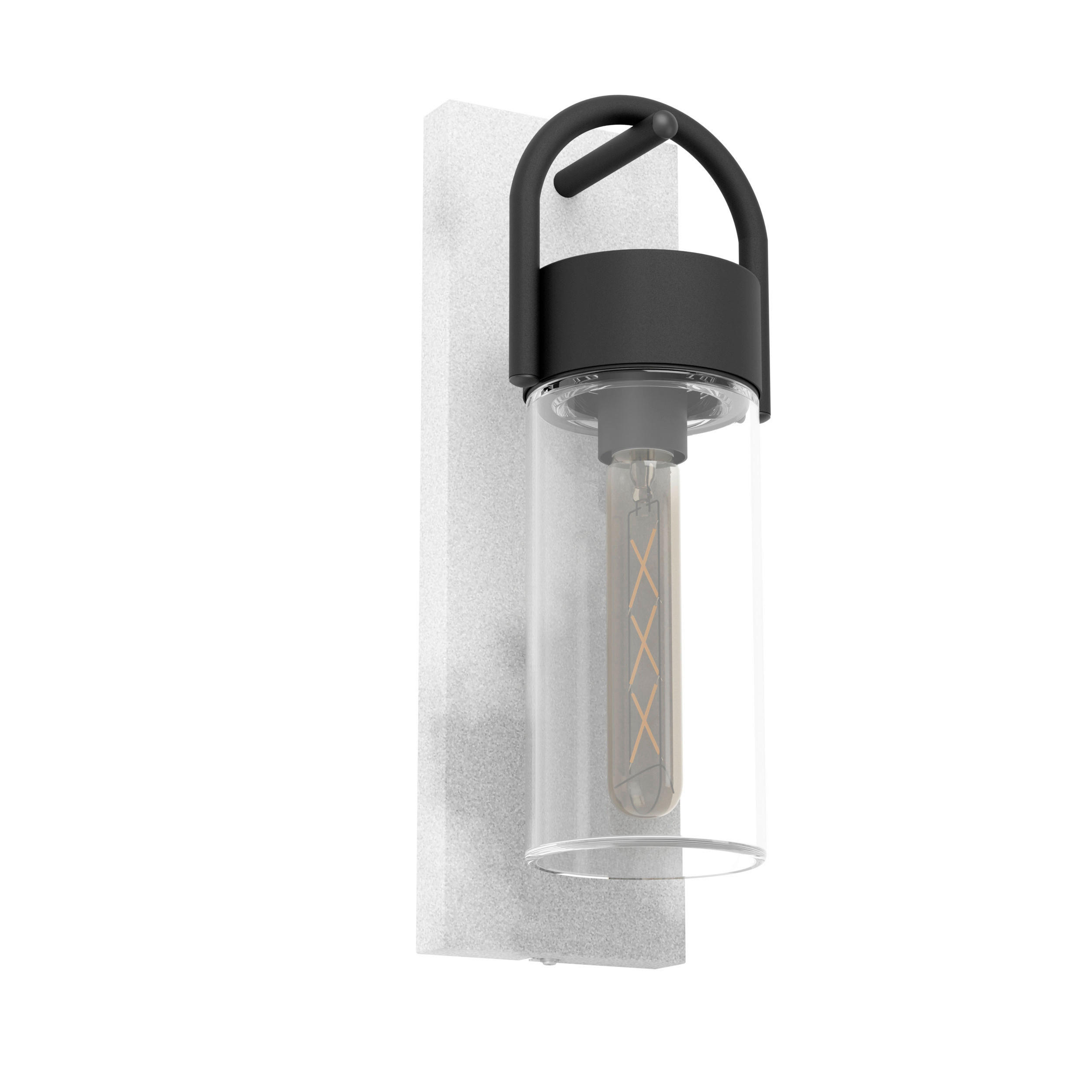 Thumbnail - Eglo AUßENWANDLEUCHTE Carraro, Grau, Klar, Schwarz, Metall, Glas, länglich,länglich, 11.5x38x13 cm, Lampen & Leuchten, A...