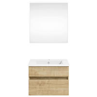 BADEZIMMER  in 62 cm  - Eichefarben/Weiß, KONVENTIONELL, Holzwerkstoff (62cm) - Puris