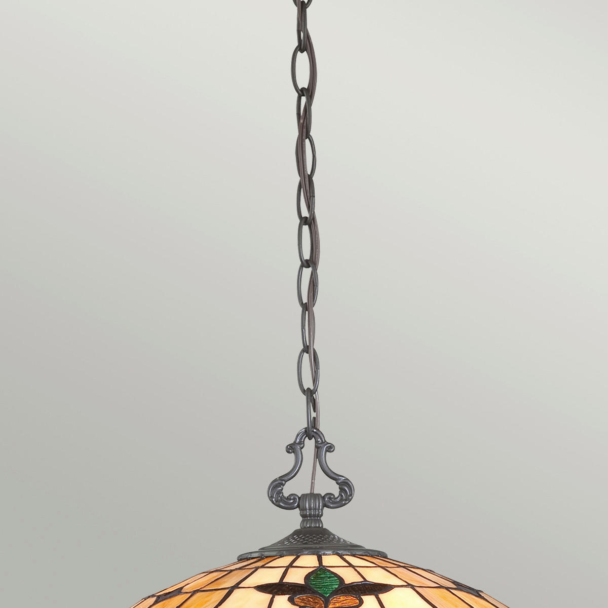 HÄNGLAMPA Kami 50.8/39.4 cm  - bronsfärgad, Klassisk, metall/glas (50.8/39.4cm) - Elstead Lighting