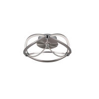 LED-DECKENLEUCHTE Charivari 41/14 cm   - Nickelfarben, Design, Metall (41/14cm) - Trio Leuchten