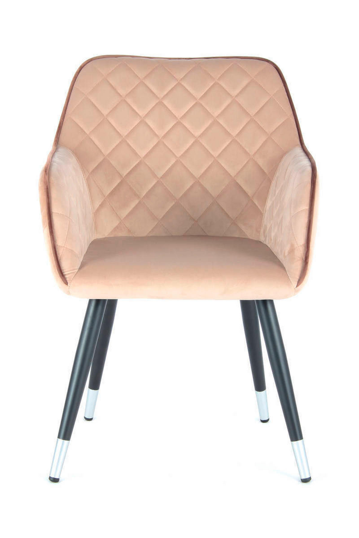 ARMLEHNSTUHL  in Stahl  - Beige/Braun, LIFESTYLE, Kunststoff/Metall (58,8/86/61cm) - Kayoom