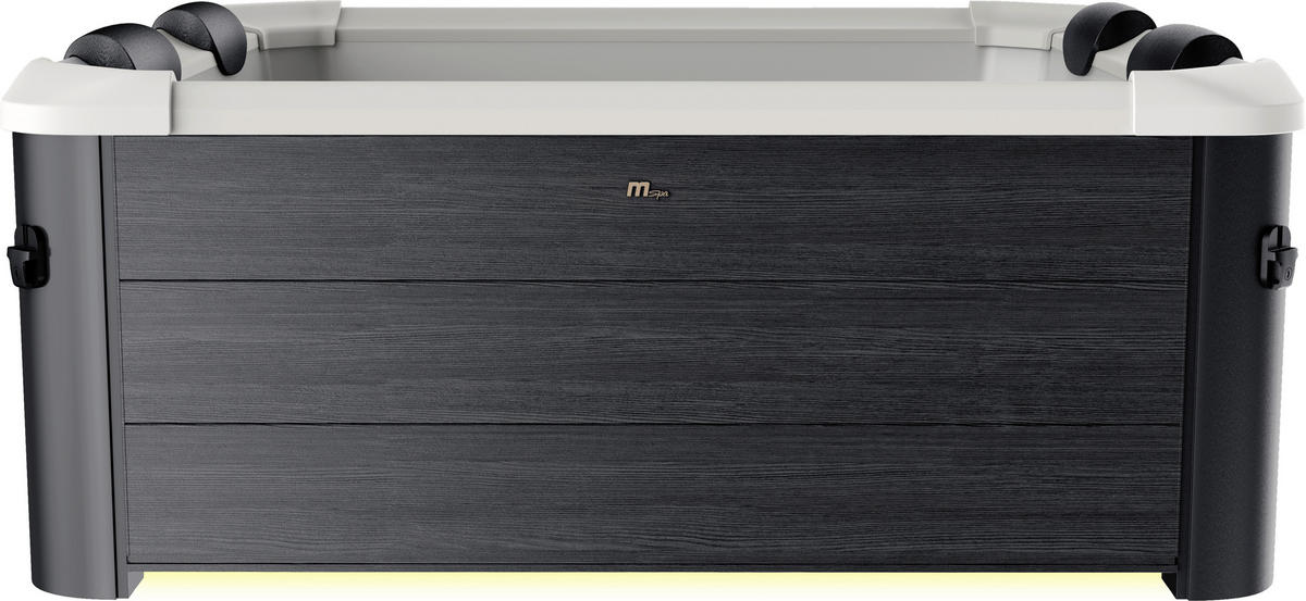 WHIRLPOOL MSPA F-OS063W 160/160/65 cm  - Grau, Trend, Kunststoff (160/160/65cm)