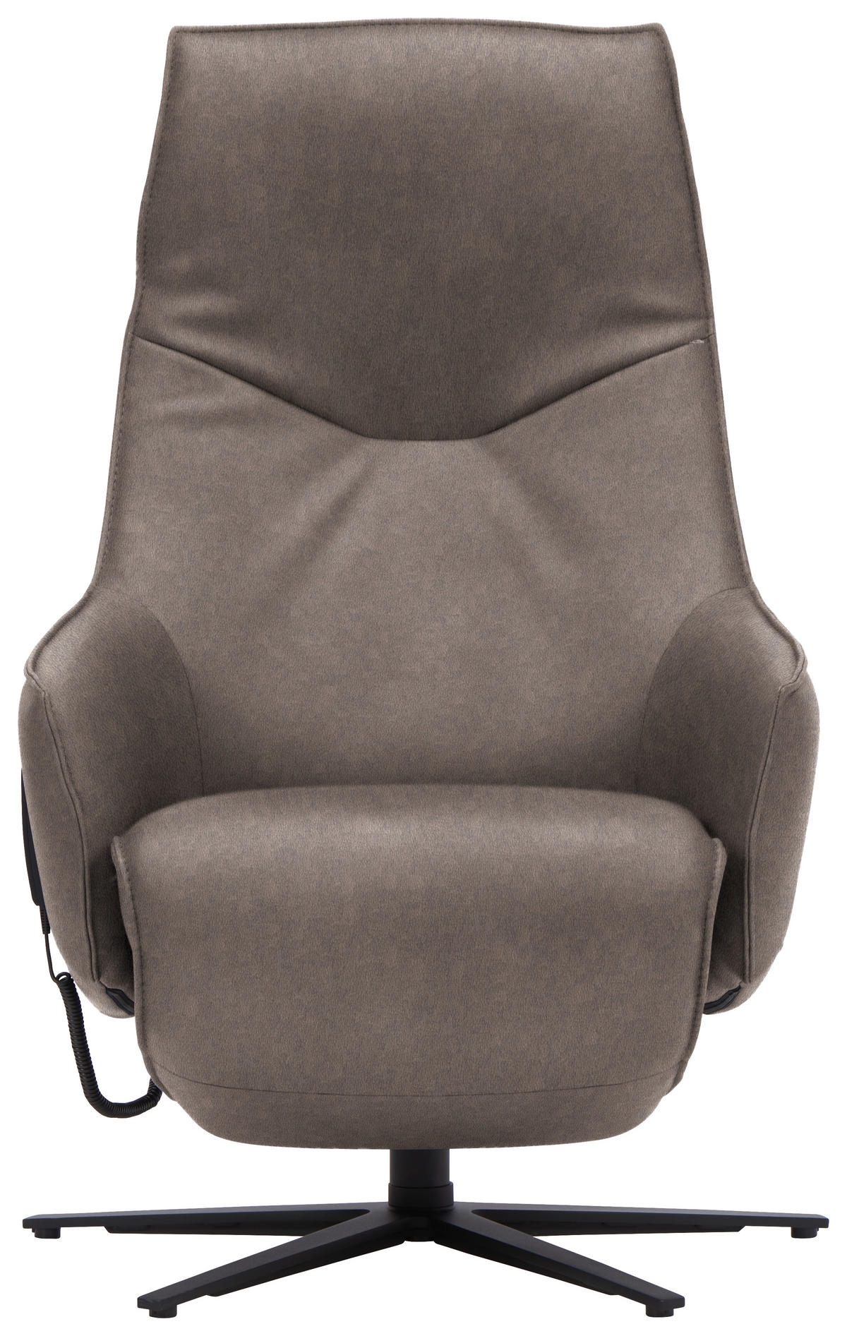 RELAXSESSEL in Leder Grau  - Anthrazit/Grau, Design, Leder/Metall (70/85/112cm) - Himolla Komfortklass