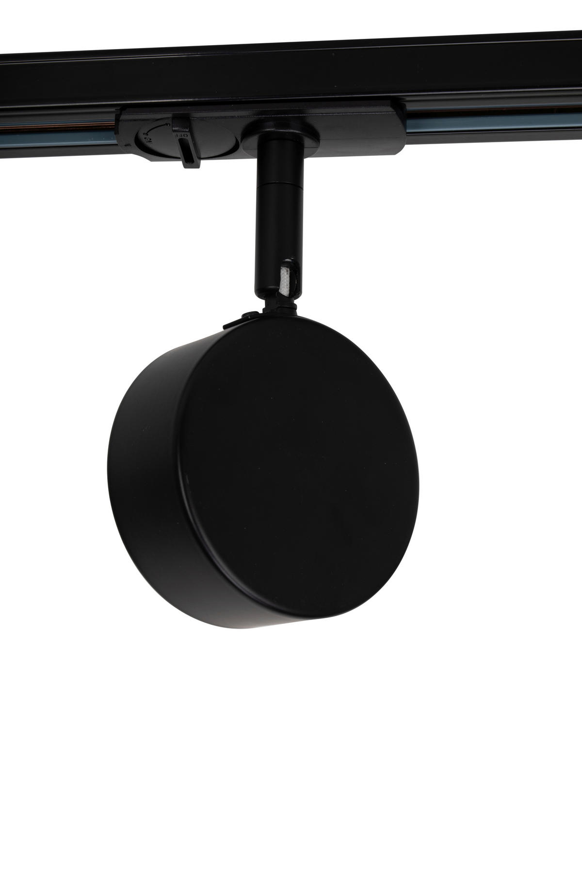 LED-STRAHLER Puk Track 204/8/15,5 cm   - Schwarz, Design, Metall (204/8/15,5cm) - Novel