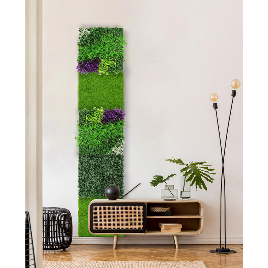 Thumbnail - Jangal Akustikpaneel Modular Wall System Design Flora, Mehrfarbig, Kunststoff, 52x52x4 cm, Handmade Quality, Montage ohn...