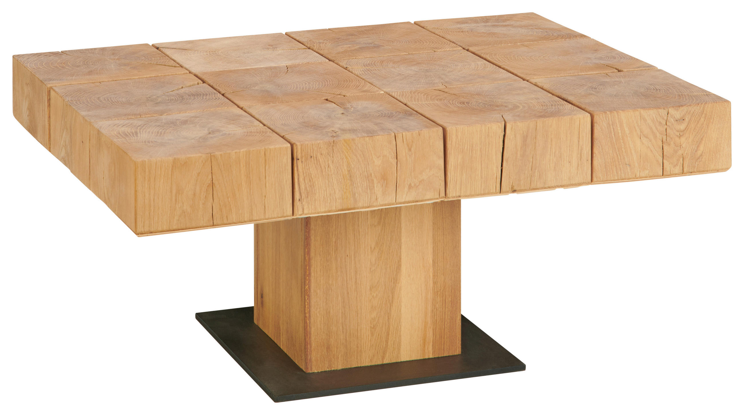 MĂSUȚĂ DE CAFEA lemn 100/75/43 cm   - culoare lemn stejar, Natur, lemn (100/75/43cm) - Linea Natura