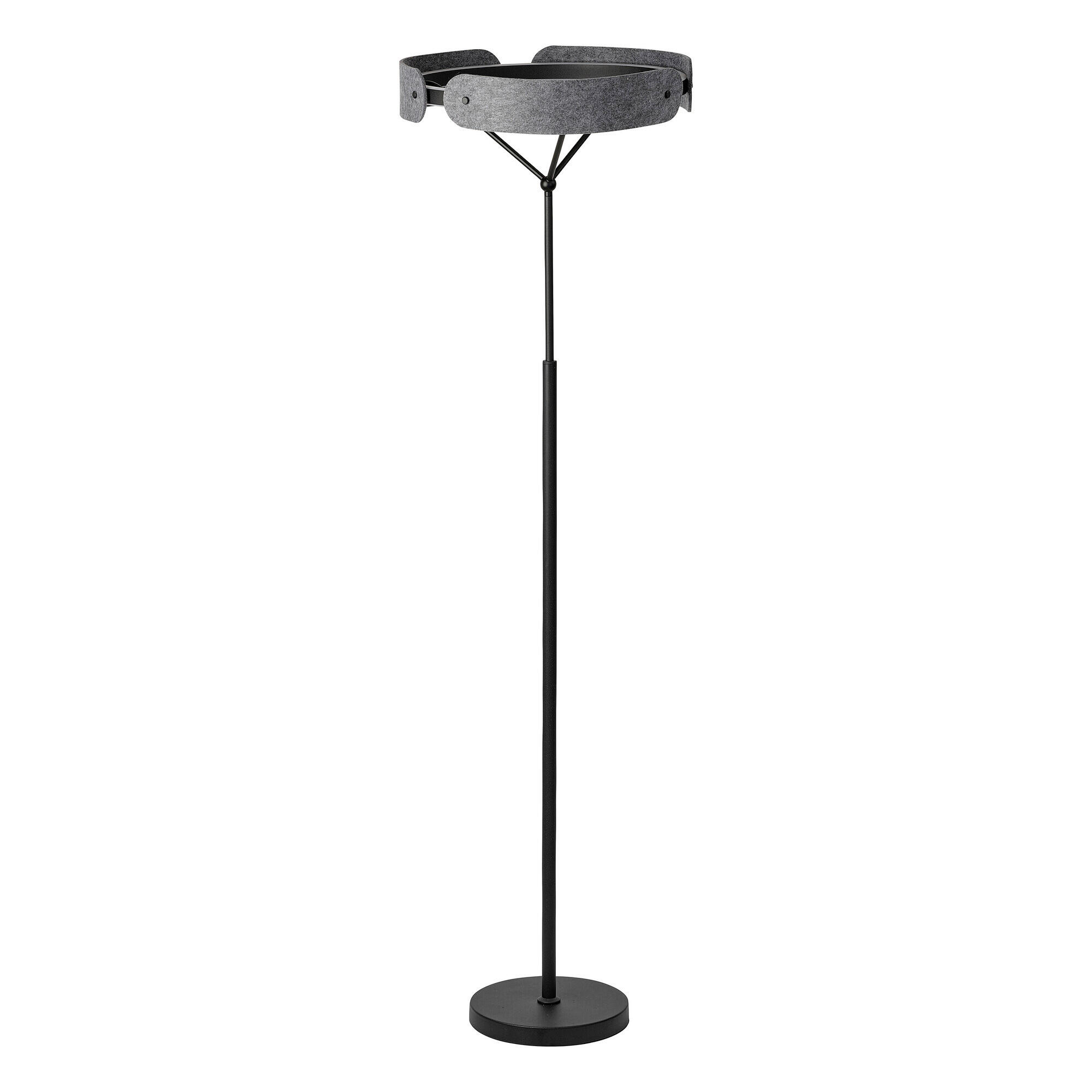 LED-STEHLEUCHTE 43/150 cm    - Dunkelgrau, Basics, Kunststoff/Textil (43/150cm) - Osram