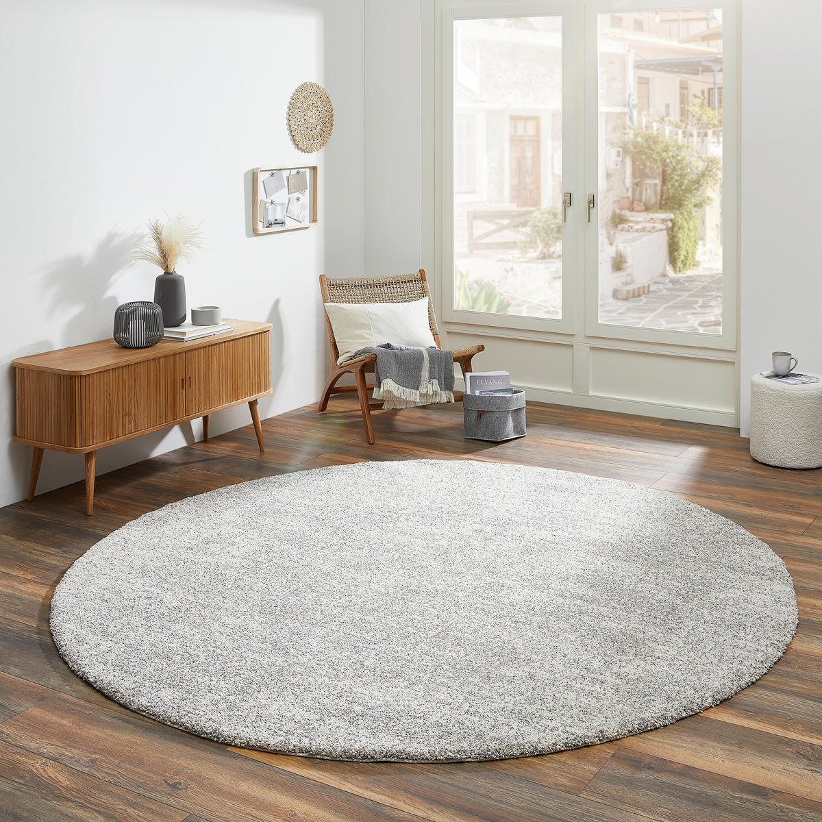 WEBTEPPICH 240 cm Hellgrau  - Hellgrau, KONVENTIONELL, Textil (240cm) - Novel