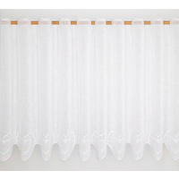 KRATKA ZAVESA  2024 AUTUMN          45 cm   bela  - bela, Basics, tekstil (45cm)