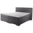 BOXSPRINGBETT 'PRINZ' H2 Lederlook 160/200 cm INKL. Matratze, gepolstertes Kopfteil, Topper, motorische Verstellbarkeit - Silberfarben/Grau, MODERN, Textil (160/200cm) - Novel BOXSPRINGBETT 'PRINZ' H2 Lederlook 160/200 cm INKL. Matratze, gepolstertes Kopfteil, Topper, motorische Verstellbarkeit - Silberfarben/Grau, MODERN, Textil (160/200cm) - Novel