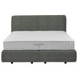 BOXSPRINGBETT 200/200 cm  in Grau  - Schwarz/Grau, Design, Kunststoff/Textil (200/200cm) - Johann Jakob