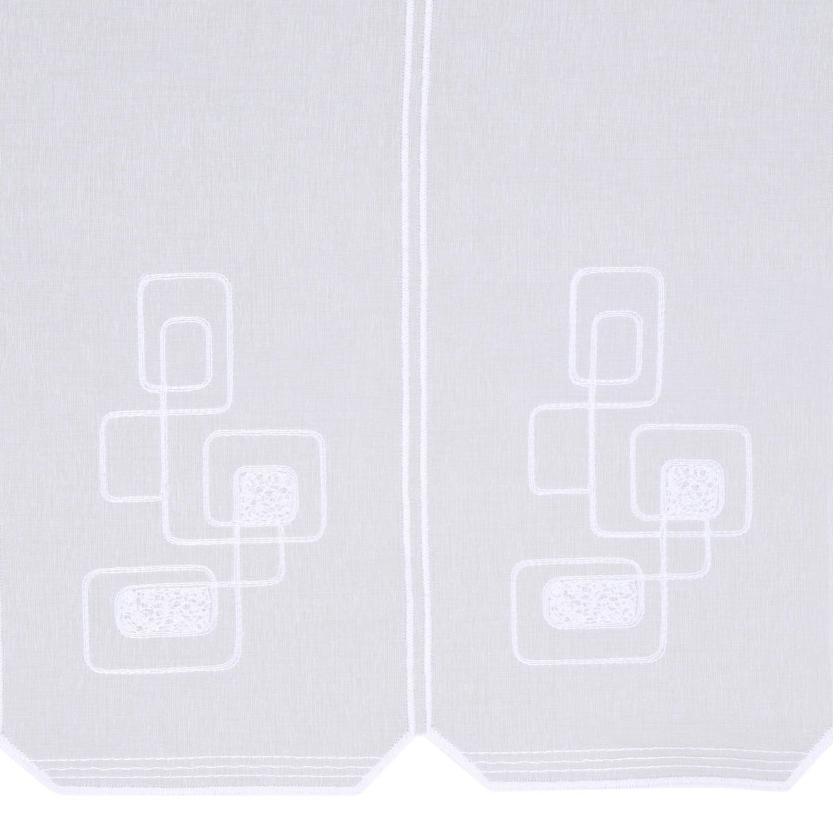 KURZGARDINE 60 cm   - Weiß, KONVENTIONELL, Textil (60cm) - Esposa