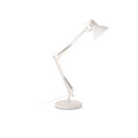 LAMPA ZA RADNI STO - bela, Osnovno, metal (20/58cm)