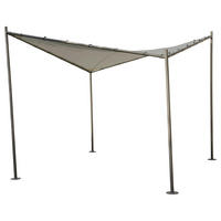 PAVILLON 300/209/300 cm Stahl  - Anthrazit/Hellgrau, KONVENTIONELL, Textil/Metall (300/209/300cm) - Siena Garden