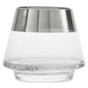 WINDLICHT Klar, Silberfarben, Chromfarben 10/9 cm  - Klar/Chromfarben, LIFESTYLE, Glas (10/9cm) - Ambia Home
