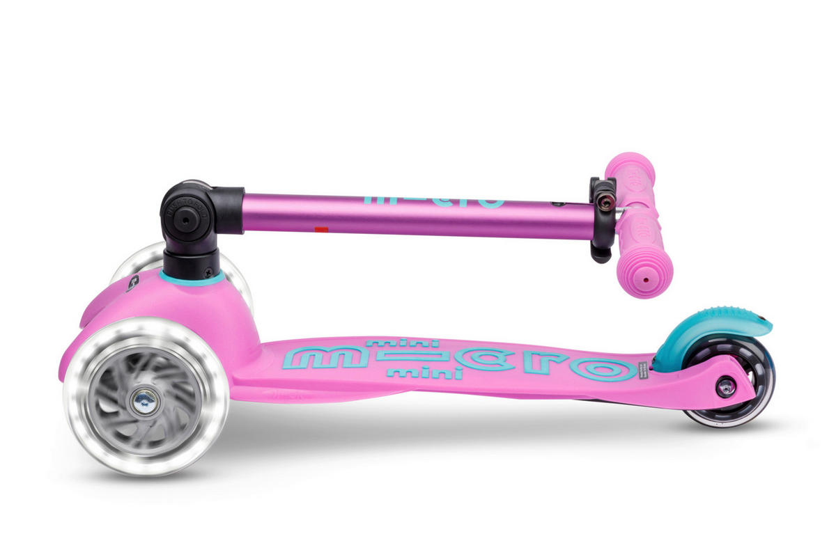 KINDERSCOOTER Mini Micro  - Flieder, Basics, Kunststoff (55/26,5/53-67cm)