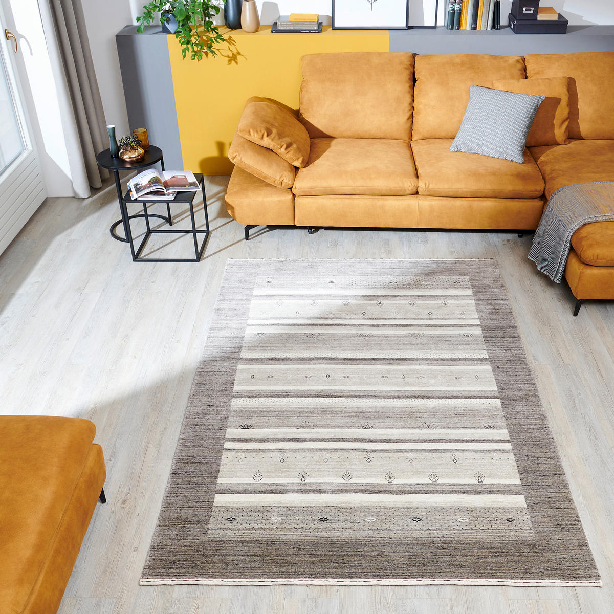 ORIENTTEPPICH 90/160 cm Savannah  - Hellgrau/Grau, Lifestyle, Textil (90/160cm) - Cazaris