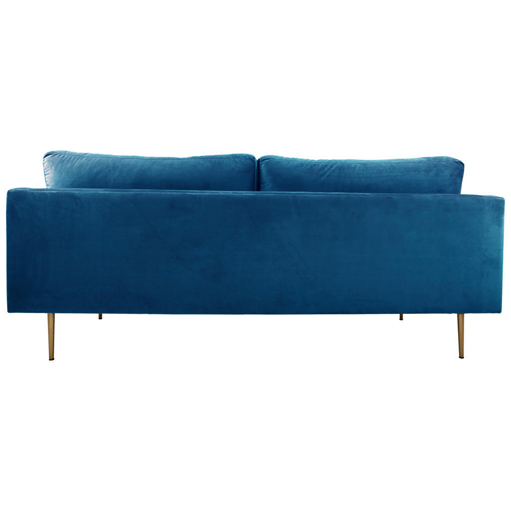 Thumbnail - Livetastic 2-Sitzer-Sofa, Blau, Metall, Textil, 3-Sitzer, 203x84x90 cm, Wohnzimmer, Sofas & Couches, Sofas, 2-Sitzer Sof...